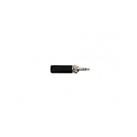 SW-35HDLBNS 3.5 mm Locking Stereo Plug Handle Nickel Plug - 0.17 in., Black