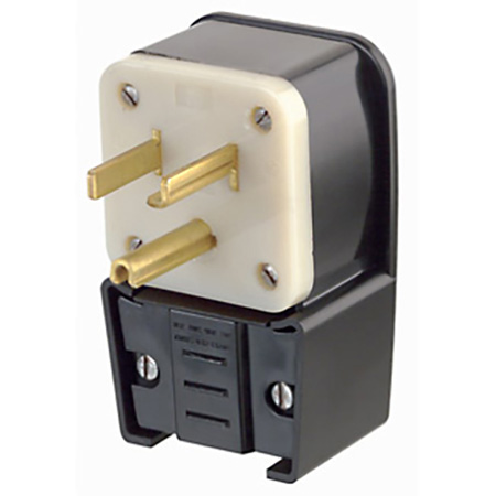 LEV-9530-P Electrical Plug Assembly, Black