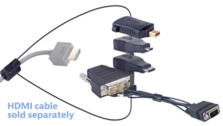 Picture of Liberty Wire & Cable LWC-DL-AR4739 Universal HDMI Adapter Ring with VGA