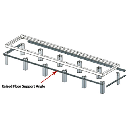 Products MAP-ANGLE-3-36 36DP 3-Bay MRK Floor Angles, Pair