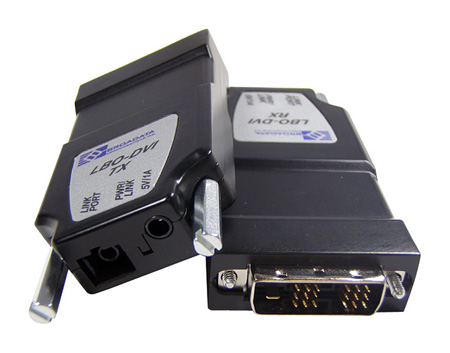 Broadata Communications BD-LBODVITMSCMC Link Bridge DVI Video Transmitter MMF-SC Metal Case