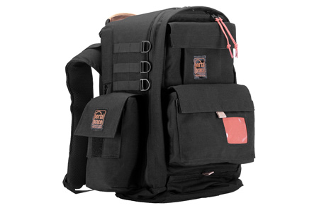 Portabrace PBR-RIG-3BKXSRK RIG Carrying Backpack with Interior Accessories, Black - Large