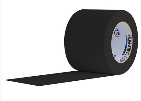CHT-630-BK 6 in. x 30 Yards Cable Path Tape No Print - Black