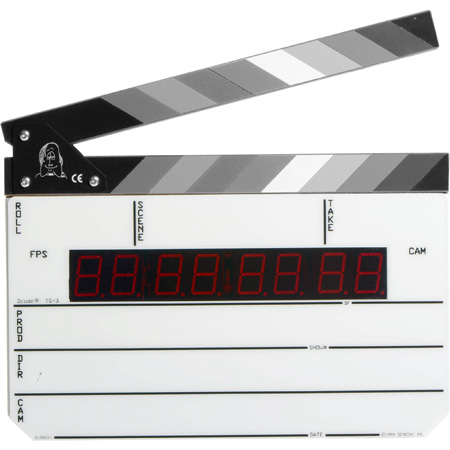 Picture of Denecke DKE-TS3BW Time Code Slate with Black & Whie Sticks