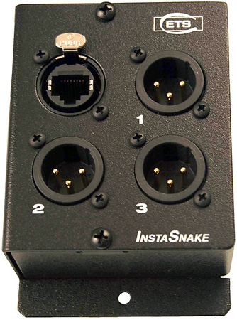 Picture of Energy Transformation Systems ETS-PA205F Insta Snake 3-Channel XLR Female CAT5 Audio Balun
