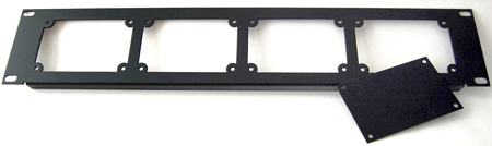 Picture of Energy Transformation Systems ETS-PA207 19 in. 2u Rack Mount Panel with 3 Blank Plates & Holds Up to 4 InstaSnakes