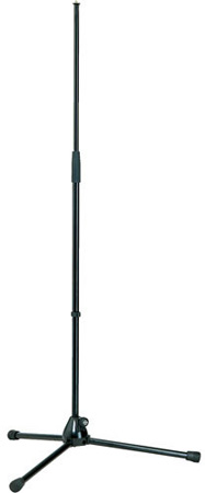 KM-201A2B 36-63 in. Heavy Duty 2-Section Collapsible Mic Stand - Black