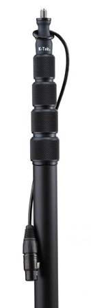 KTEK-KEG100CCR Carbon Fiber Boom Pole with Internal Coiled Cable