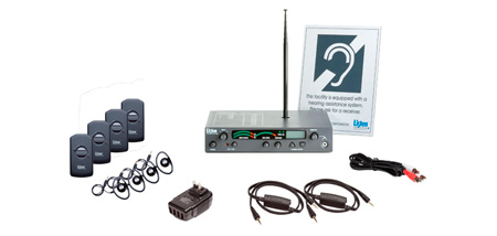 Picture of Listen Technologies LSTN-LS-56-072 72 MHz iDSP Advanced Level I Stationary RF System with Li-ion Battery