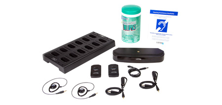 Picture of Listen Technologies LSTN-LS-91-01 ListenIR iDSP Level II Assistive Listening System with Li-ion Battery