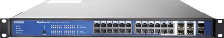 Picture of Luminex LUM-GC-26IPOE GigaCore 26i Install 24-Port & 6-SFP Port PoE Gigabit Ethernet Switch