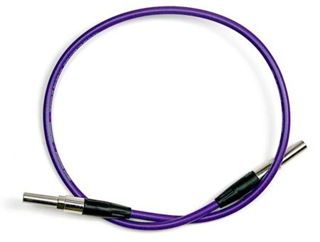 BIT-VPCM4807-75 48 in. Mini-WECO Video Patch Cable 75 Ohm - Purple