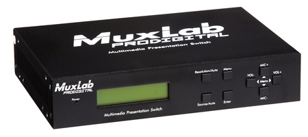 Picture of MuxLab MUX-500435 5 x 1 in. HDMI & HDBT Multimedia Presentation Switch