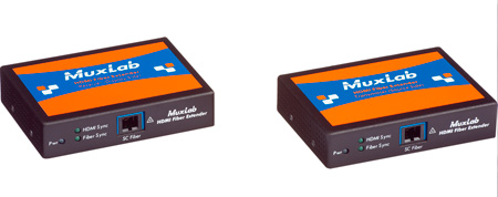 Picture of MuxLab MUX-500460 HDMI Fiber Extender Kit
