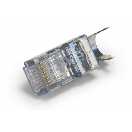 PLAT-202051J Shielded CAT6 Connector - External Ground - 50 Jar
