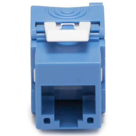 PLAT-752BL-1 Keystone Cat6A Jack UTP Tool-less - Blue