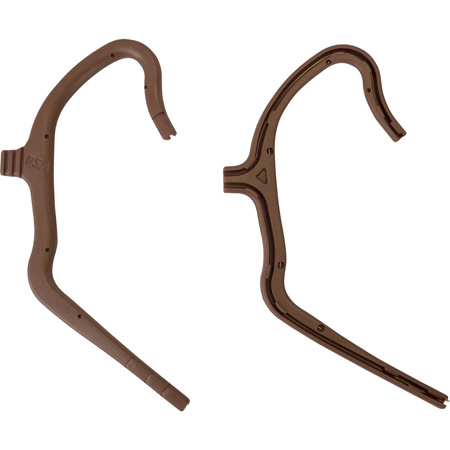 POI-EMB-6BR Embrace Earmounts - Brown, Pack of 6