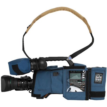 Picture of Portabrace PBR-CBA-PX380 Camera Body Armor for the Panasonic Broadcast Camera - Blue