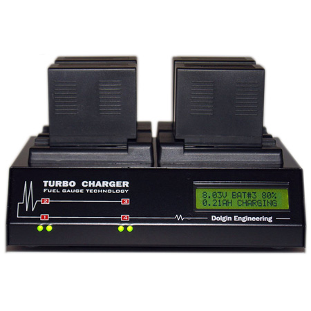 DOLG-TC400-CAN Four-Position Battery Charger for Canon BP-97X