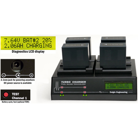 TC400-SON-FM500H Four Position Simultaneous Battery Charger for Sony Batteries