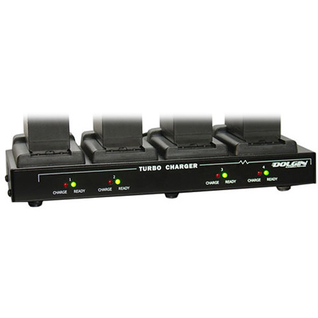 TC40-CAN-LP-E17 Four Position Simultaneous Battery Charger for Canon Batteries