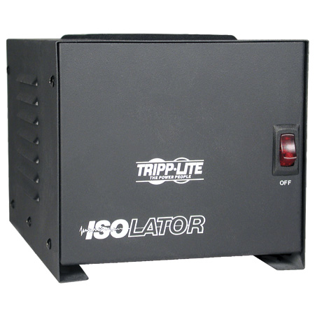 Picture of Tripp Lite TRL-IS-1000 6ft. 120V 1000W Isolation Transformer Surge 4 Outlet Cord TAA GSA