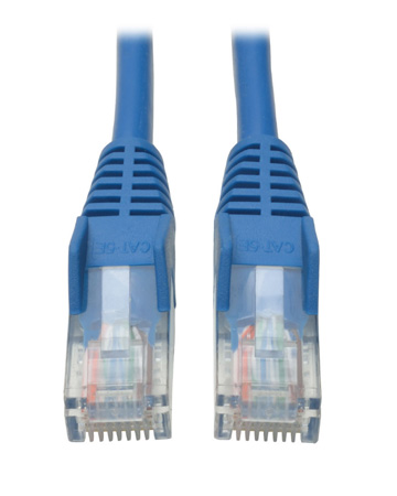 Tripp Lite TRL-N001-020-BE 20 ft. Cat5e 350 MHz Snagless Molded Patch Cable with RJ45 Male-Male, Blue