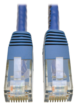 Tripp Lite TRL-N200-010-BE 10 ft. Cat6 Gigabit Molded Patch Cable with RJ45 Male-Male Blue