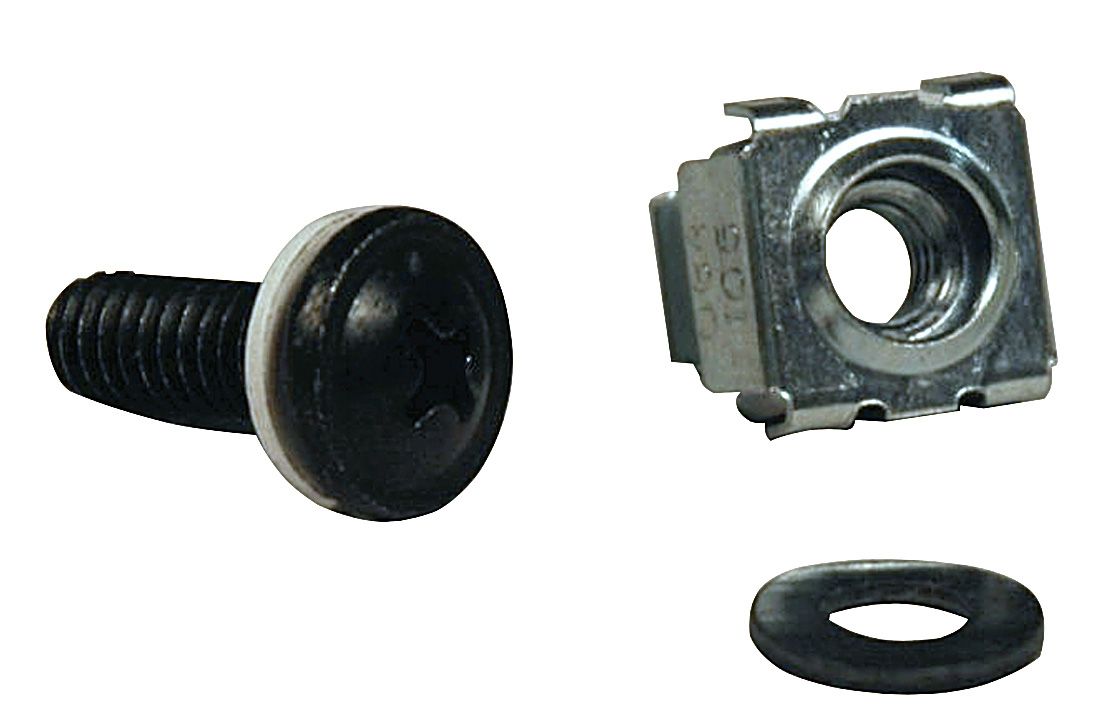 Tripp Lite TRL-SRCGNUTS1224 Rack Enclosure Square Hole Hardware 12-24 Screws & Washers - 50 Piece