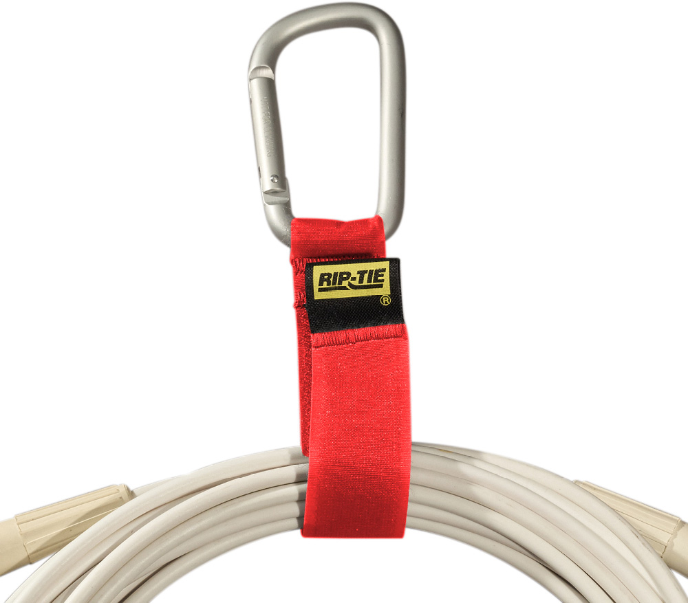 RIP-9C10RD 9 in. Caribiner Cable Carrier, Red - Pack of 10