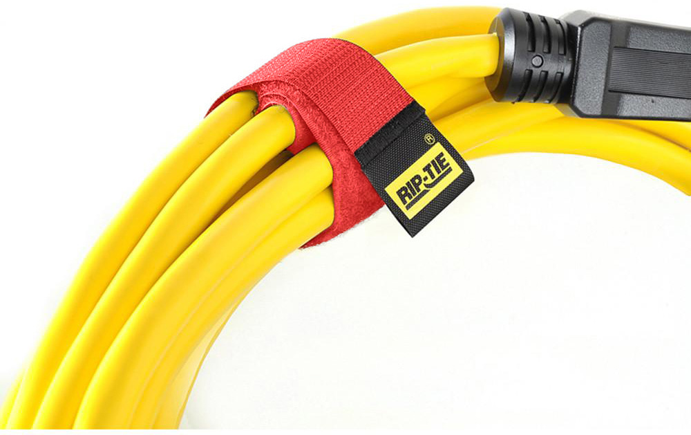 RT9-100RD 1 x 9 in. Cable Wrap, Red - Pack of 100