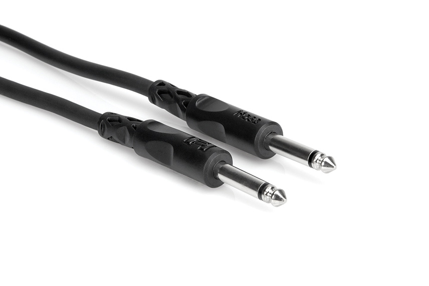 Hosa Technology HOS-CPP-110 0.25 in. TS to Same Unbalanced Interconnect Cable - 10 ft.
