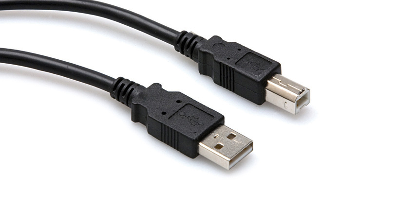 Hosa Technology HOS-USB-210AB Type A to Type B High Speed USB Cable - 10 ft -  Hosa Technology Inc