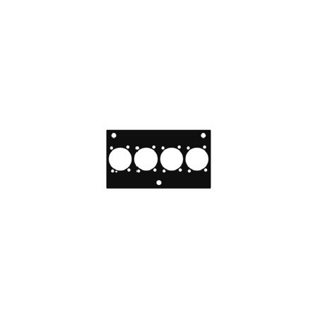 MYS-MPK 4ea Neutrik D or Switchcraft D3F Panel