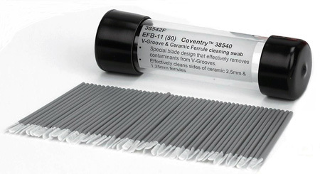 CHM-38542F V-Groove & Ferrule Cleaning Swabs - Pack of 50