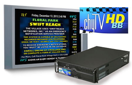 Picture of ChyTV CHYTV-HD-BB-RK Affordable Bulletin Board System - Rack Mount Version