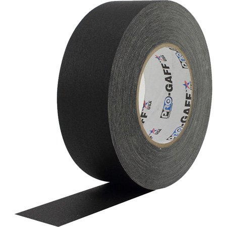 BGT-60 2 in. x 55 Yards Gaffers Tape, Black