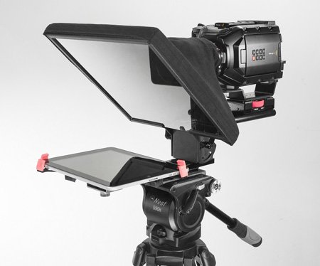 Picture of Prompter People PRP-UF12-IPADPRO 12 x 12 in. Teleprompter with Glass iPAD Pro Cradle & Soft Case