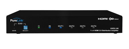 PLK-UHD2-140 HDMI 2.0 Distribution - HDCP 2.2 1x4 Distribution