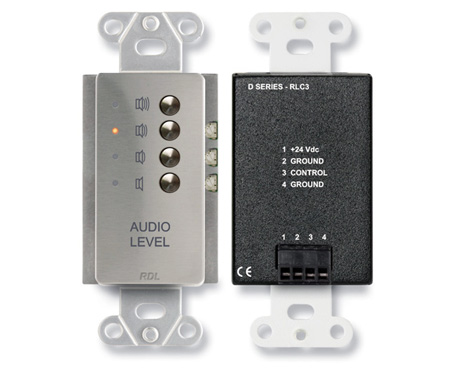 RDL-DS-RLC3 Remote Level Control Preset levels -  Radio Design Labs