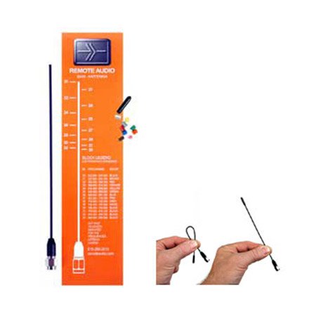 Picture of Remote Audio REM-ANSMA Miracle Whip UHF Antenna Kit with SMA Connector