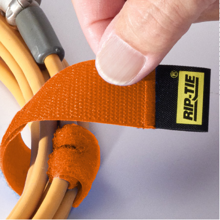 RT14-10 OE 1 x 14 in. Cable Wrap, Orange - Pack of 10