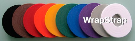 W-75-HRL-WE 1 in. 75ft. Wrap Strap, White - Roll