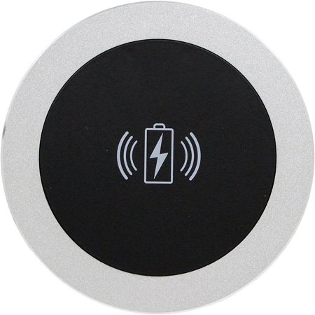 Picture of FSR FSR-TC-WC1-BLK Table Wireless Coaster Charger with All Qi-Wireless Equipment & Power Supply&#44; Black