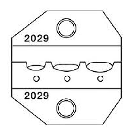 Picture of Greenlee PAL-2029 Die Set for Crimp All 8000 & 1300 Series Insulated Terminals & Lugs