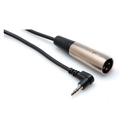 Hosa Technology XVM-105M 5 ft. Right Angle TRS 3.5 mm Mini to XLR Male Microphone Cable