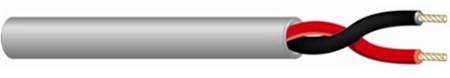 WP-25224B-500GY 18-2 Plenum Speaker Cable, Gray - 500 ft.