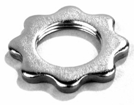 WT-M-2 0.62 in. - 27 Female Thread Mic Stand Nut - Chrome