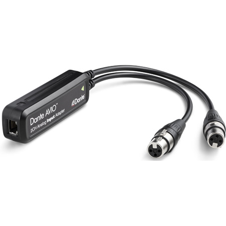 2 Channel Dante AVIO Analog Input Adapter