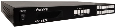 Picture of Aurora Multimedia AURA-ASP-882A 2.0A - 60 Hz 8 x 8 4K HDMI Matrix Switcher
